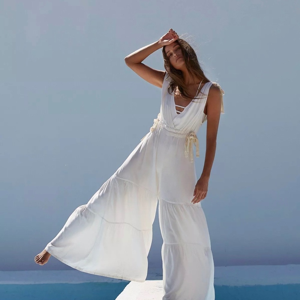 Free People Spring Forward Wide-leg Jumpsuit